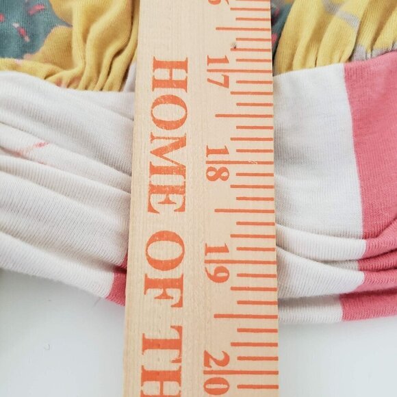 Free People Thats a Wrap Blouse Floral V Neck Crop Shirt Womens Size Medium - Picture 11 of 11